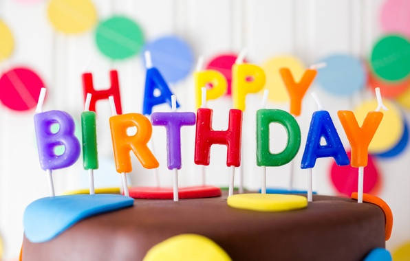 

Свечи Happy Birthday