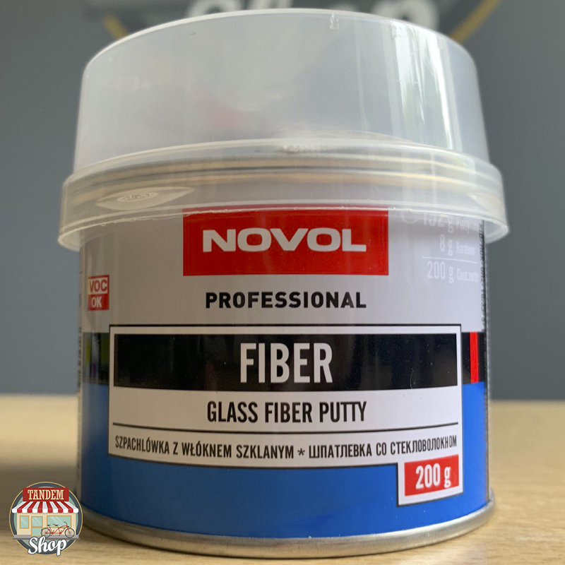 

Шпатлевка со стекловолокном Novol Fiber, 200 г