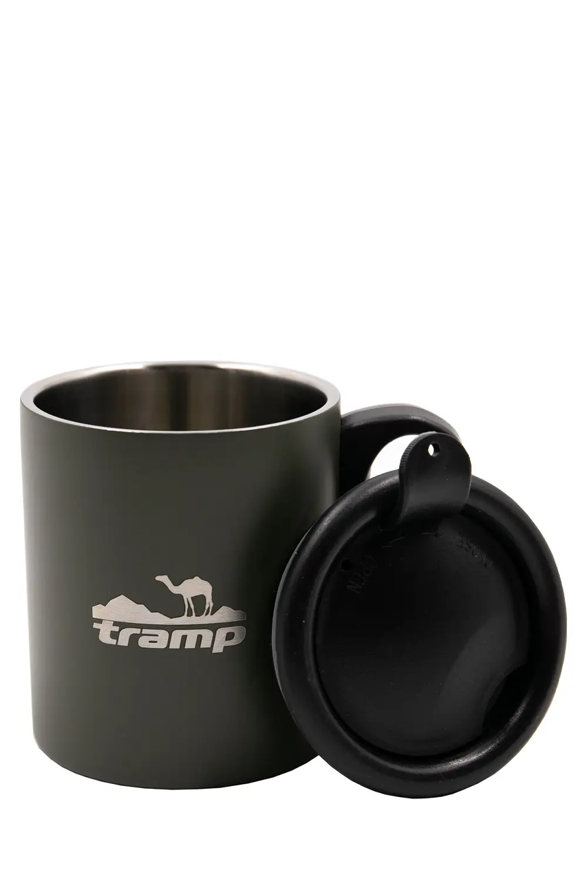 

Термокружка Tramp с поилкой и защелкой 350мл TRC-020.12 олива, Оливковый