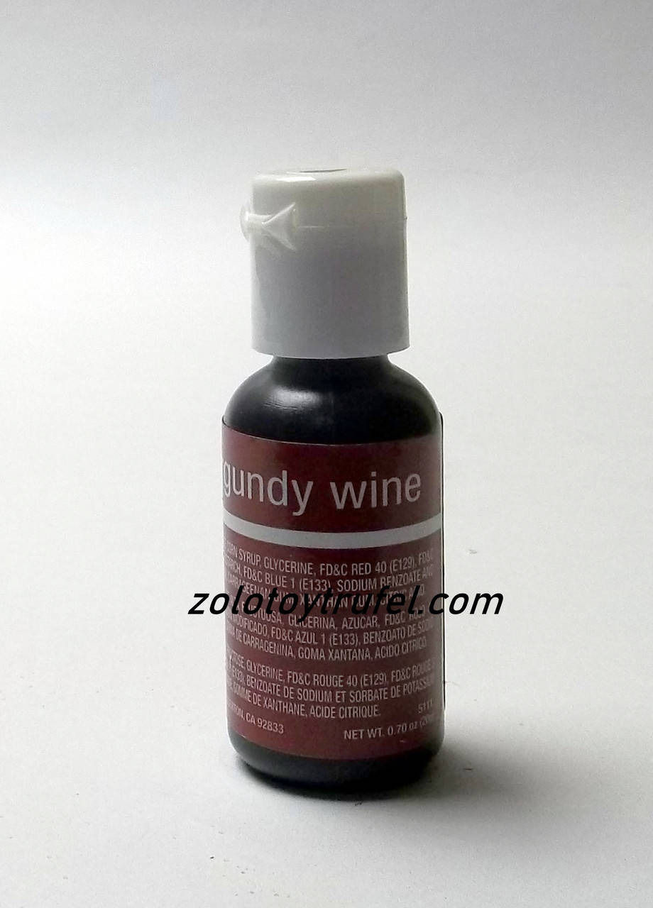 

Краситель гелевый "Burgundy Wine 20 мл",Chefmaster