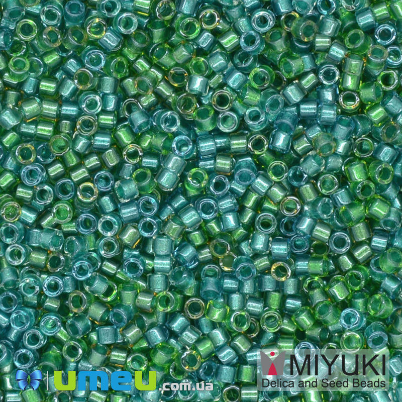 

Бисер японский Miyuki Delica 11/0 DB984, Изумрудно-бирюзовый микс, 3 г (BIS-040019)