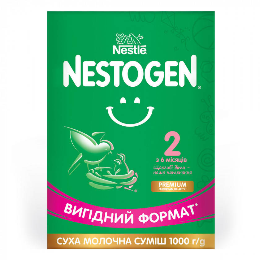 

Молочная смесь Nestogen 2 с 6 месяцев, 1000г