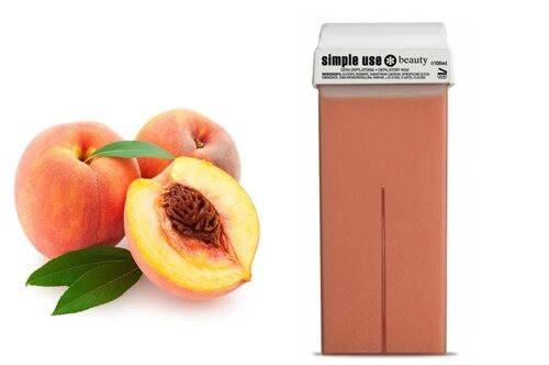 

Воск для депиляции в картриджe Simple Use, Персик, 100 мл