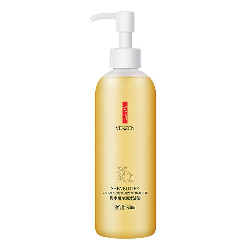 

Очищающее масло для душа с маслом ши Venzen Shea Butter Clean Moisturizing Bath Oil, 250мл