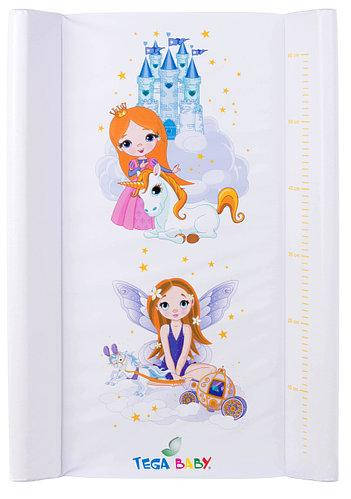 

Пеленальный матрасик Tega Baby Princess Принцесса 70*50 см белый