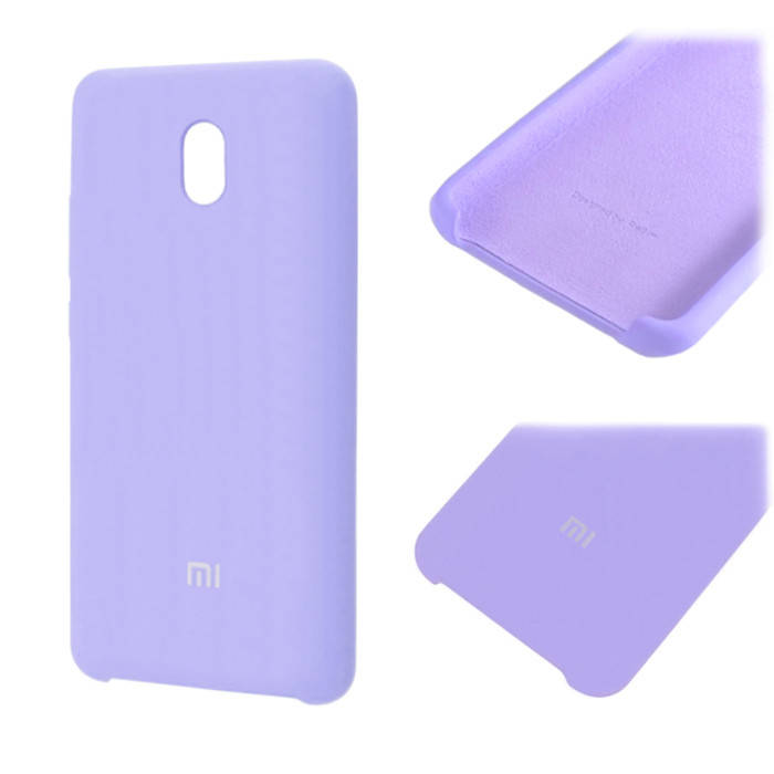 

Чехол Silky Soft Silicone Case для Xiaomi Redmi 8A Лавандовый