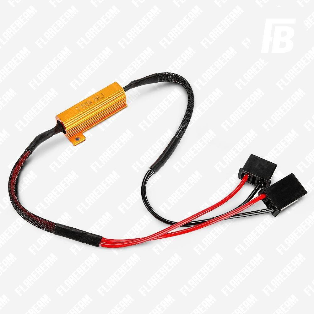 

Резистор нагрузочный (обманка) 50 Вт, 8 Ом для LED ламп и ксенона, разъёмы H7