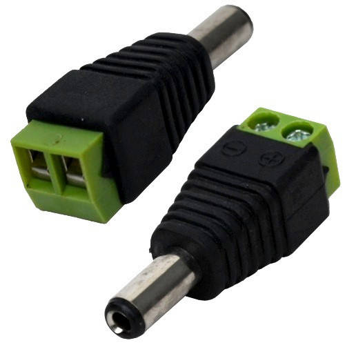 

Штекер питания 2,5\5,5мм, с клеммной колодкой (под винт)