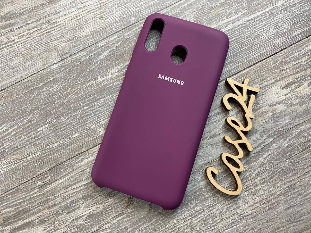 

Чехол Soft touch для Samsung Galaxy M20 (8 цветов) баклажан