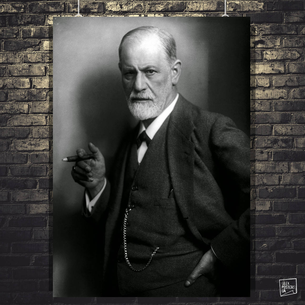 

Постер Зигмунд Фрейд, Sigmund Freud. Размер 42x30см (A3). Матовая бумага