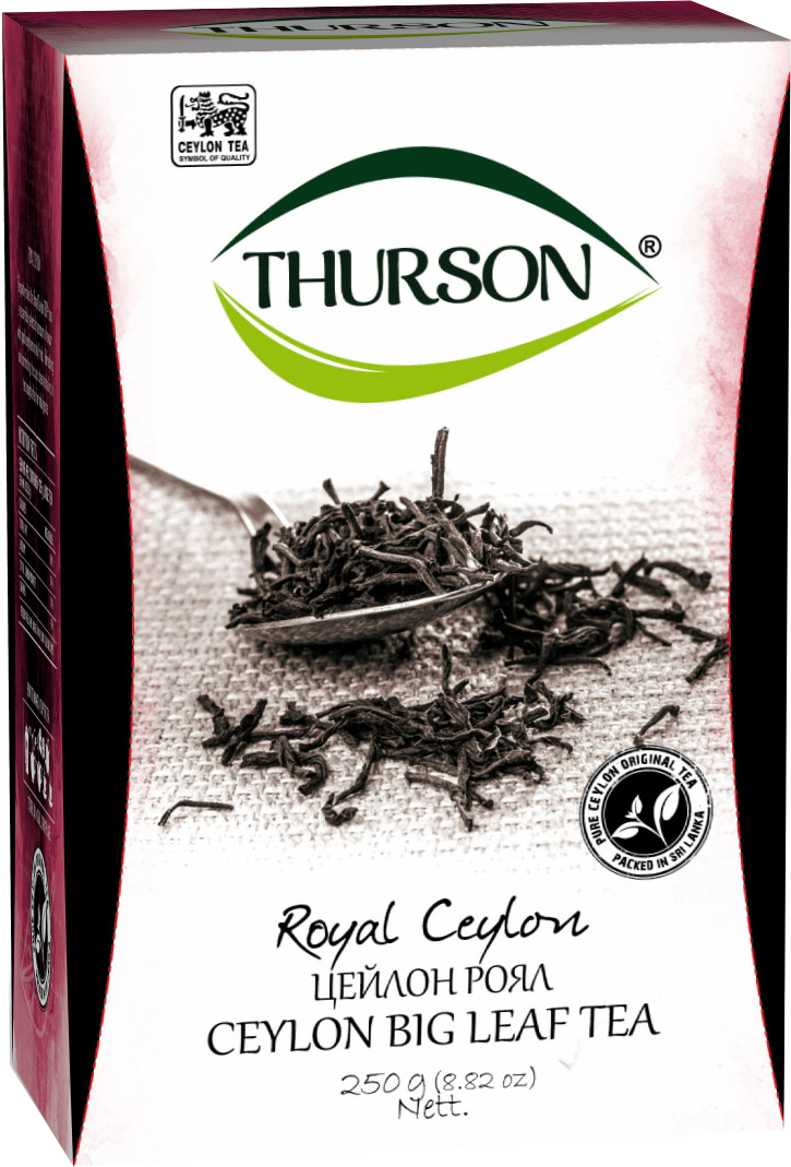 

Чай черный крупнолистовой Thurson Цейлон Роял 250 грамм