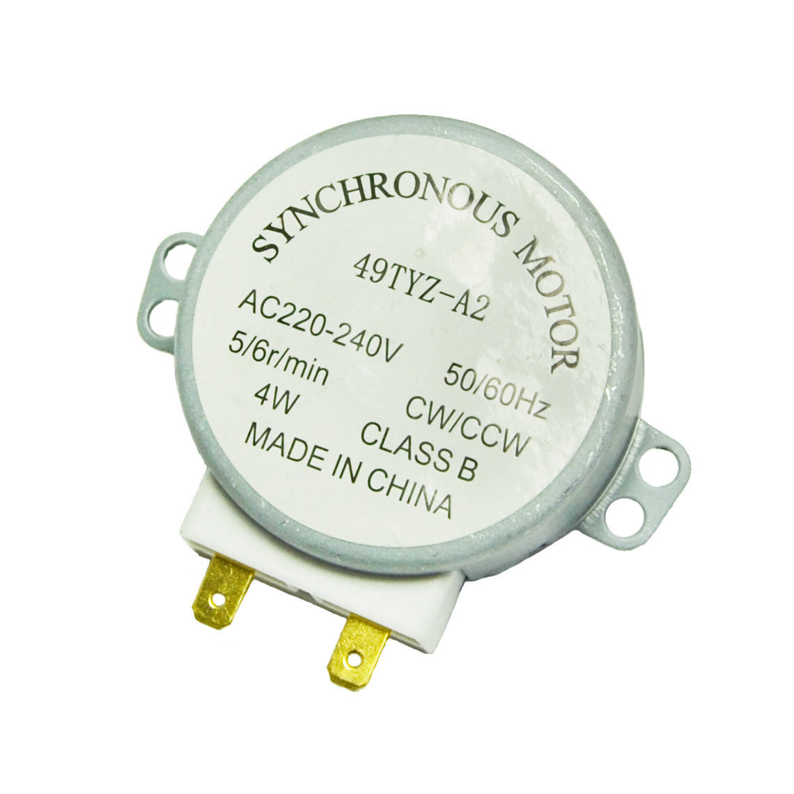 

Двигатель поддона 49TYZ-A2 для микроволновой печи (220V, 5-6 об/мин)