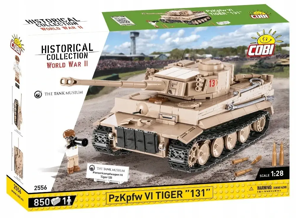 

Конструктор COBI Танк Тигр PzKpfw VI Tiger 131, 850 деталей COBI-2556
