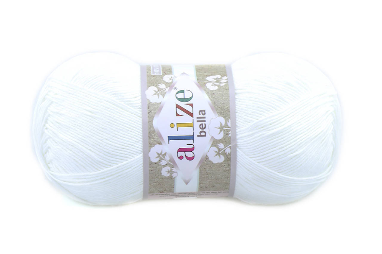 

Alize Bella 100, Белый №55