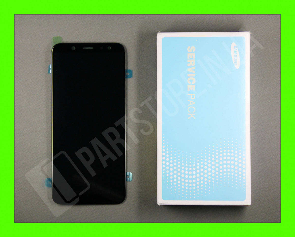 

Дисплей Samsung A600 Black A6 2018 (GH97-21897A) сервисный оригинал, Черный