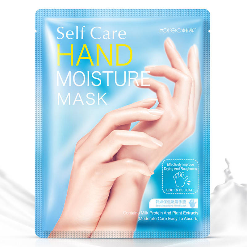 

Маска - перчатки для рук увлажняющая с молоком и экстрактом алоэ Hchana Soft Moisturizing Hand Mask, 35г
