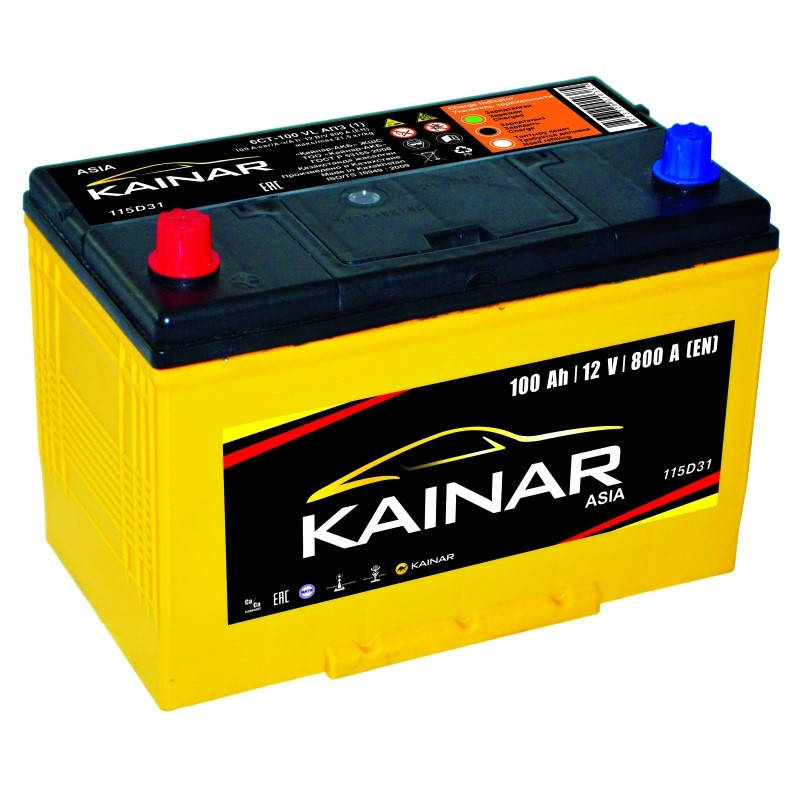 

Аккумулятор 100Ач 800А Kainar Asia 12В L