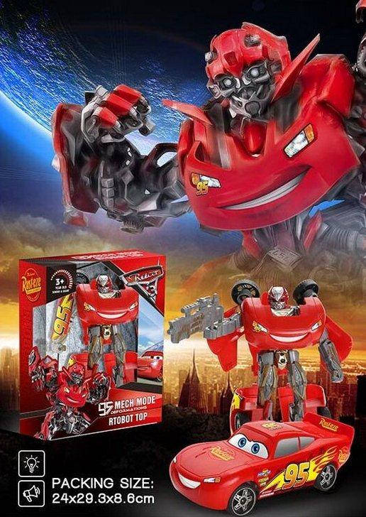 

Трансформер тачки "RACER CARS" Маквин в коробке 7791