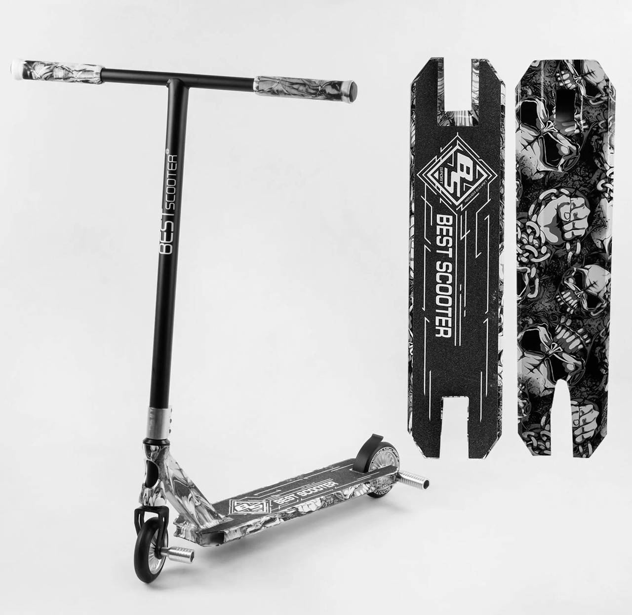 

Самокат трюковый Best Scooter BS-99600 черный 05670