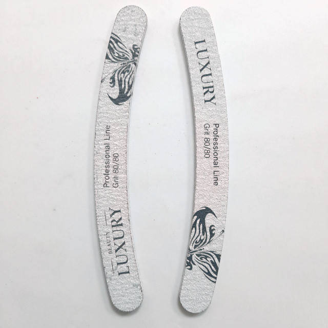 

Пилка полировочная для ногтей бумеранг серая Beauty Luxury BM-02G 150/150