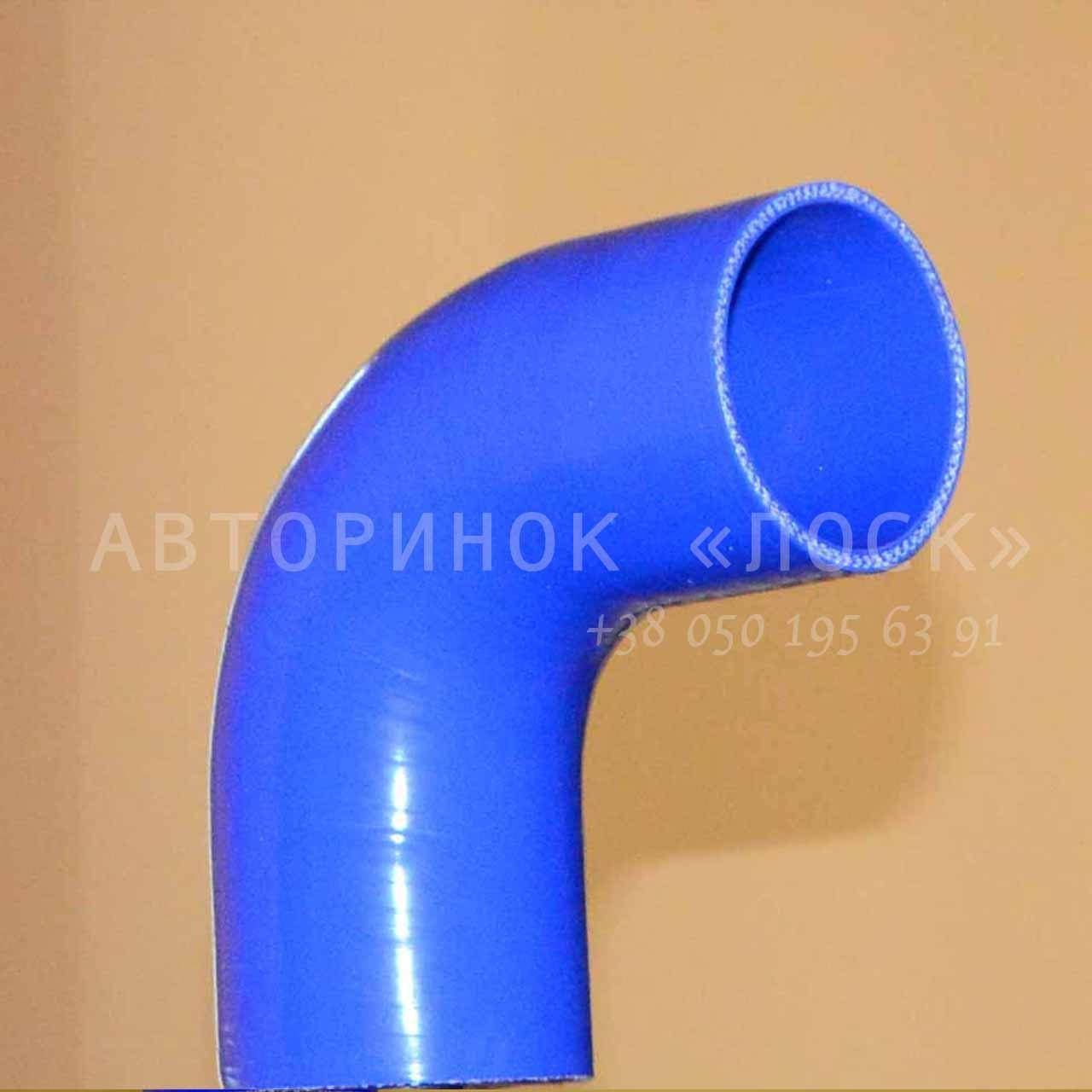 

Силіконовий патрубок кутовий, кут 90° D 40 L 150х150 мм