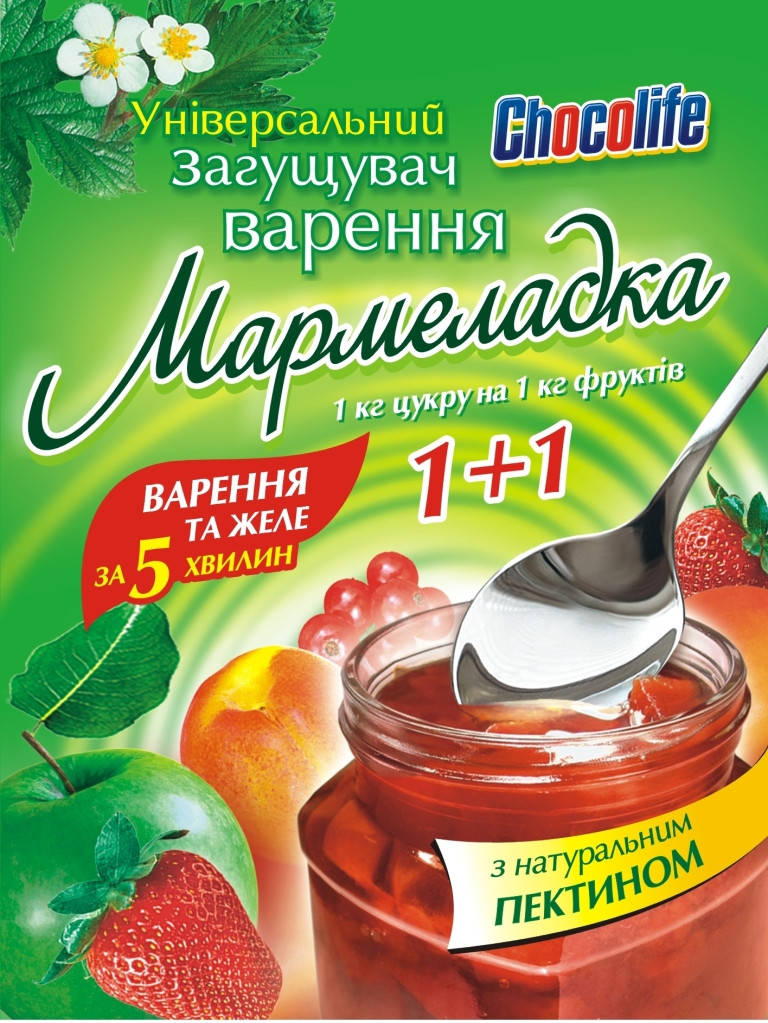 

Загуститель варенья Мармеладка ТМ Шоколайф, 20 г