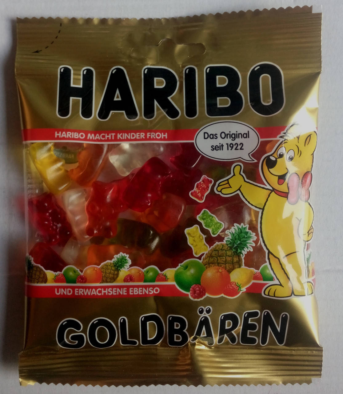 

Haribo Goldbaren желейный мармелад мишки фруктовое ассорти 200g Германия