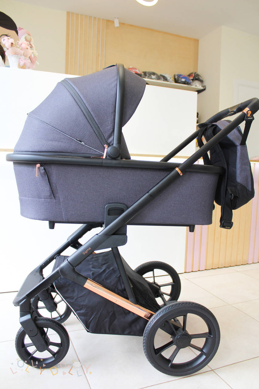 

Коляска 2 в 1 Carrello Sigma Каррелло Сигма, Midnight Grey