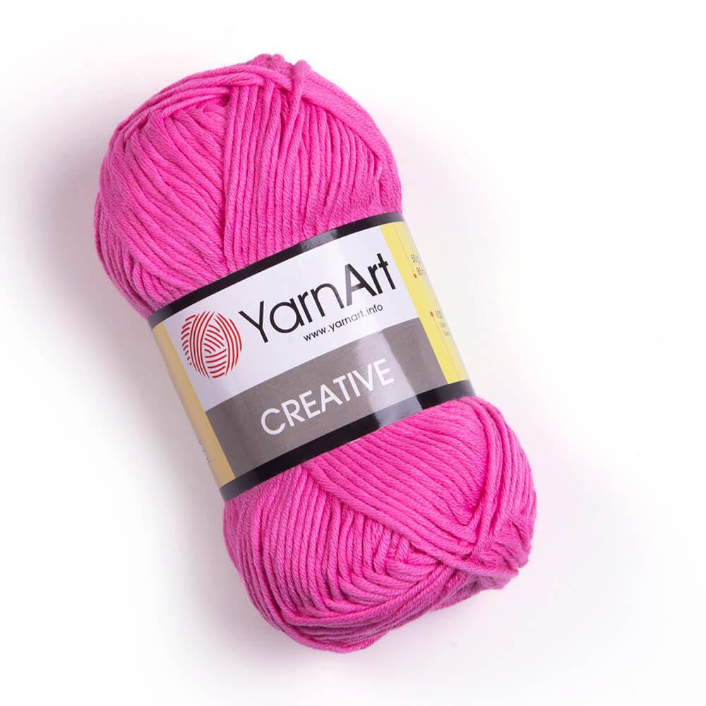 

YarnArt Creative (Ярн Арт Креатив) № 231 ярко-розовый (Пряжа хлопок, нитки для вязания)