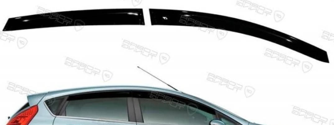 

Дефлекторы окон (ветровики) Ford Fiesta 5d hatchback 2008-2019 +USA, ANV - Cobra Tuning, F30409