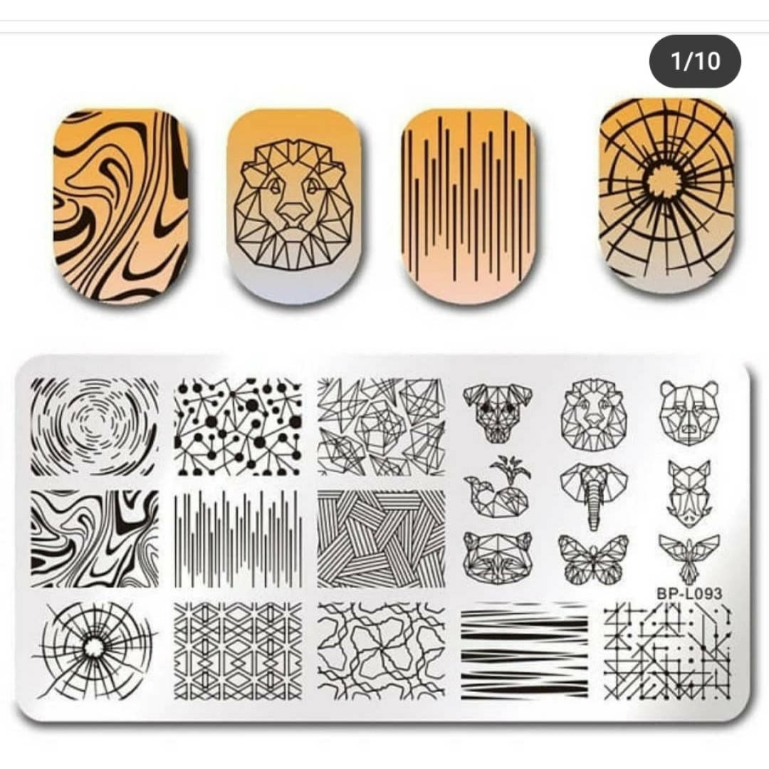 

Пластина для стемпинга от Born pretty l 093