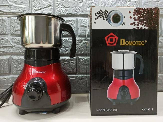 

Многофункциональный измельчитель-мельница - кофемолка Domotec MS 1108 для кофе, орехов (250 Вт, 250 г)