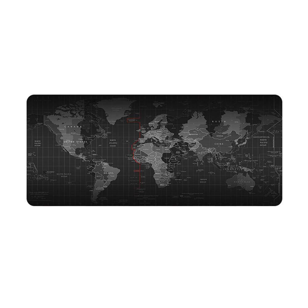 

Коврик 500*1000 тканевой Карта мира с боковой прошивкой, толщина 2 мм, цвет Black, OEM, Черный
