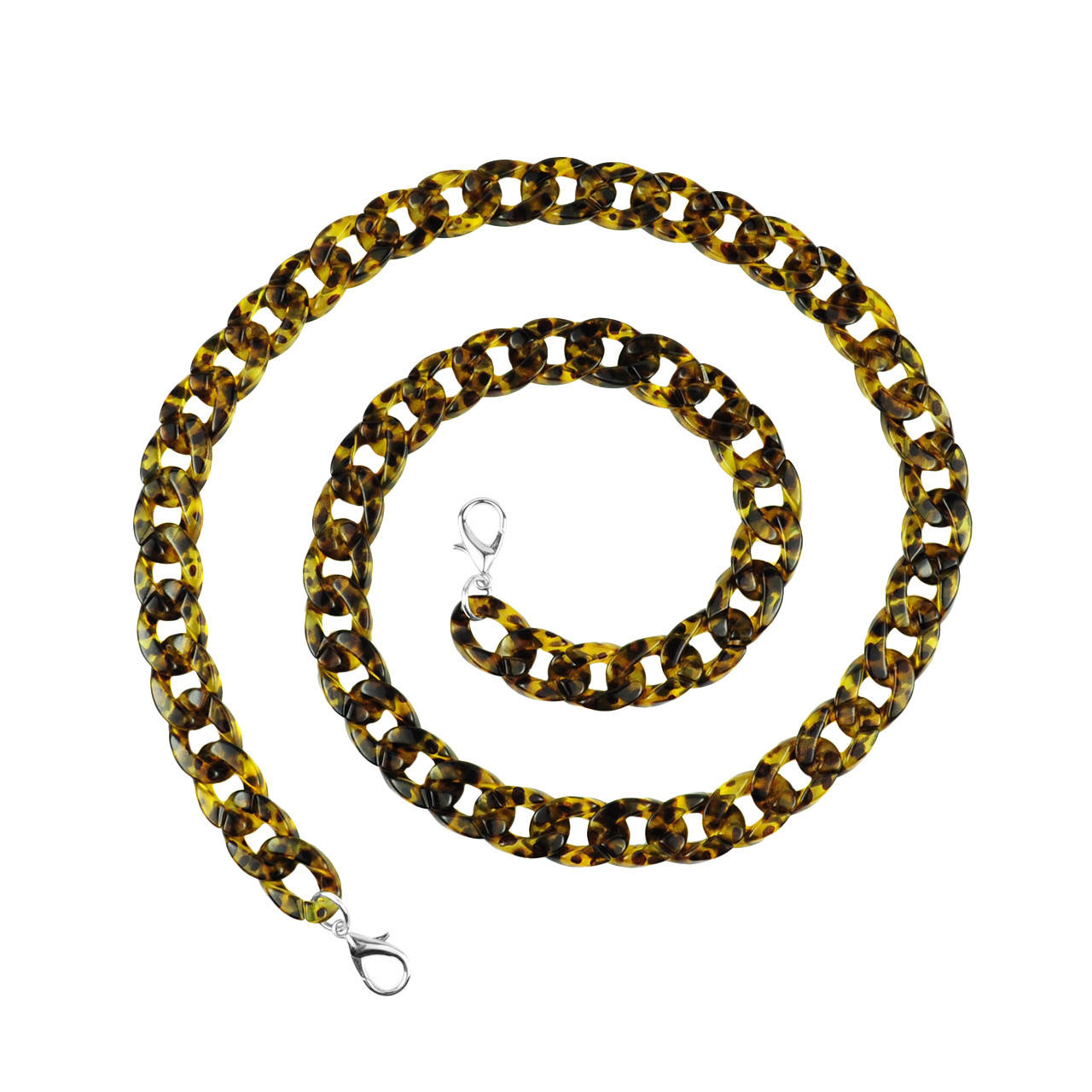 

Акриловий ланцюг 115 см, Браун плямиста