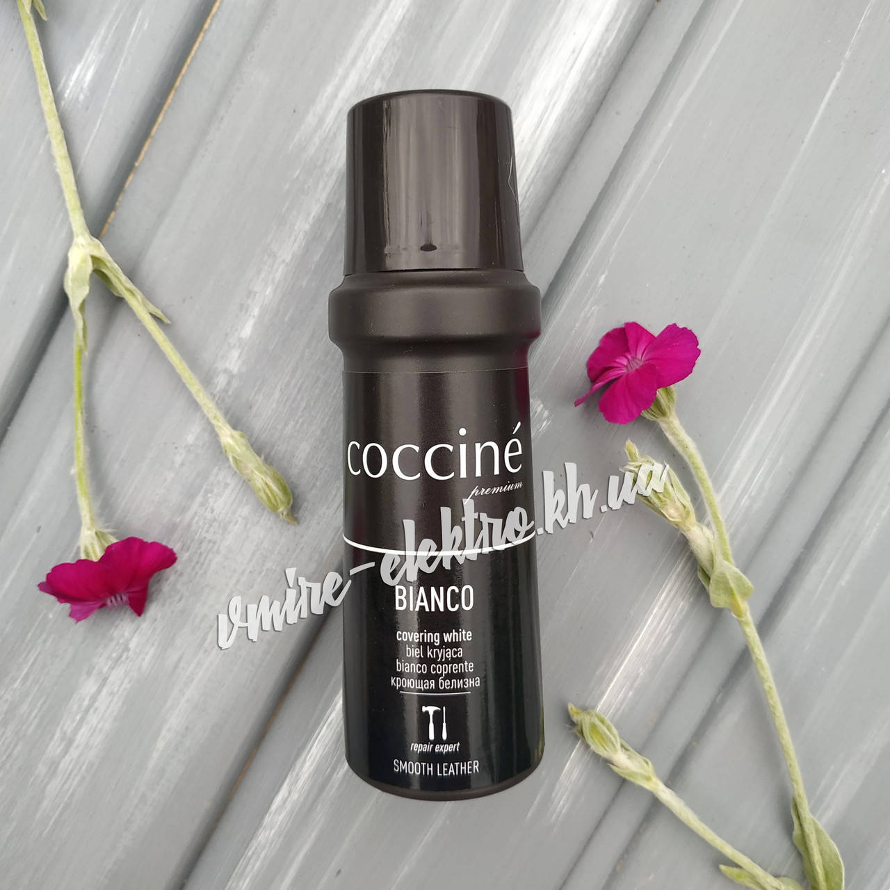 

Крем краска для обуви из кожи белая Coccine Bianco 75 мл, Белый