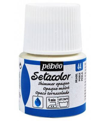 

Краска по светл.и темн.тканям нерастекающаяся "Setacolor Мерцание" 45мл ЖЕМЧУГ