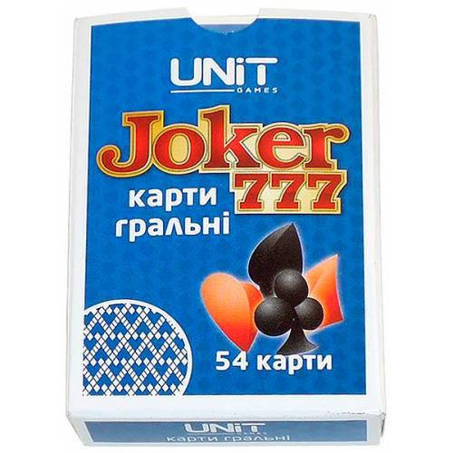 

Карты игральные "JOKER 777"