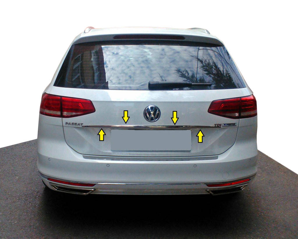 

Накладка над номером SW (нерж) для Volkswagen Passat B8 2015↗ гг.