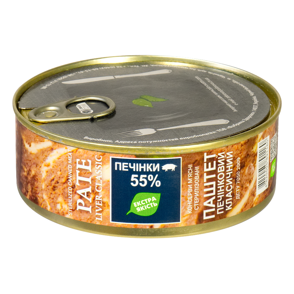 

Паштет Zdorovo печеночный классический 240 г