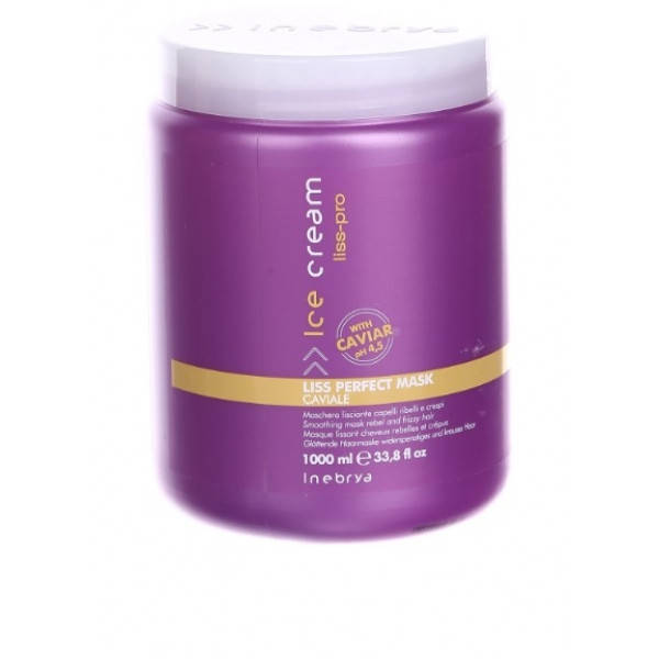 

Маска для жестких и непослушных волос Inebrya Ice Cream Liss-Pro Liss Perfect Mask 1000 мл.