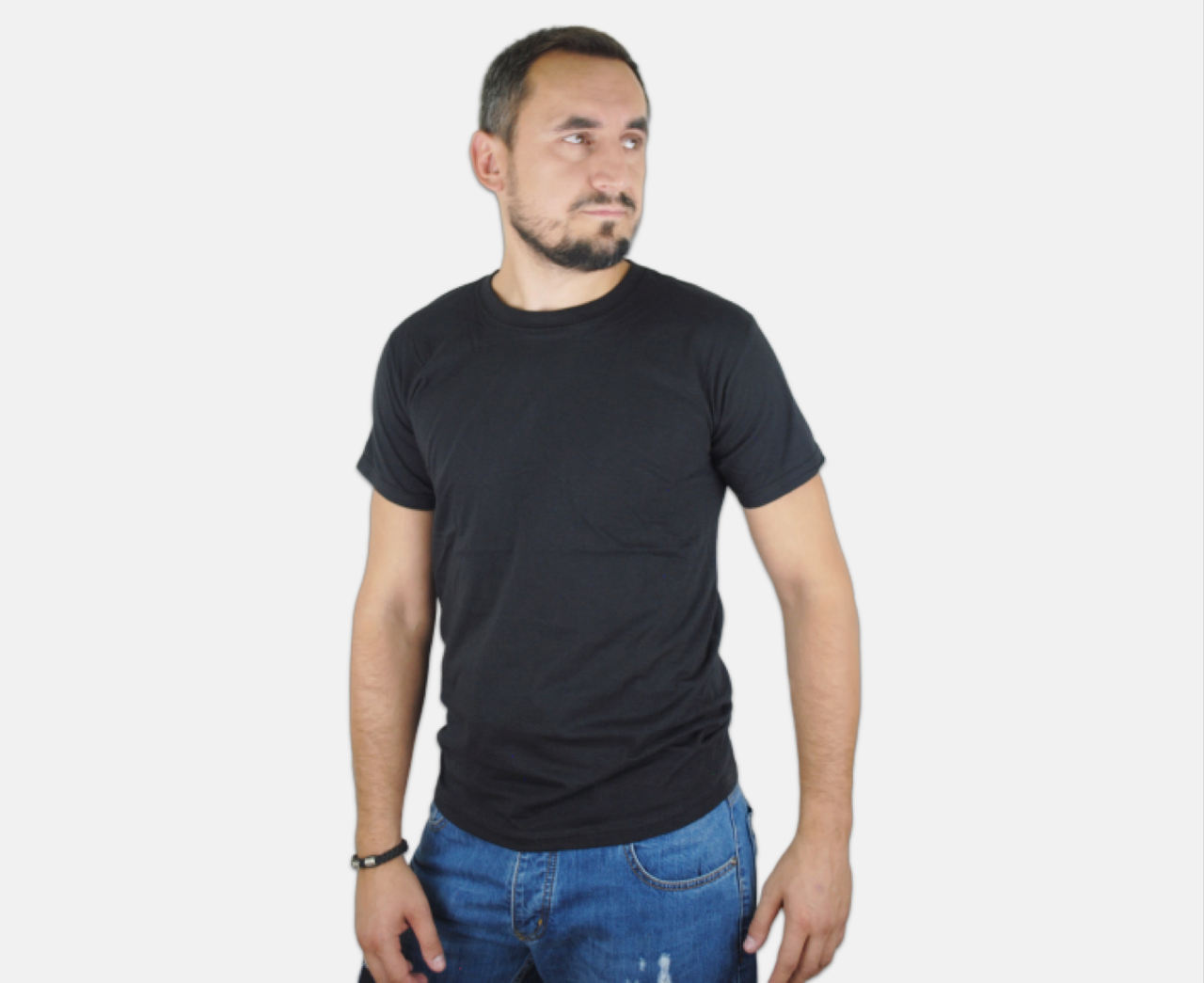 

Мужская Футболка Классическая Fruit of the loom Чёрный 61-036-36 L