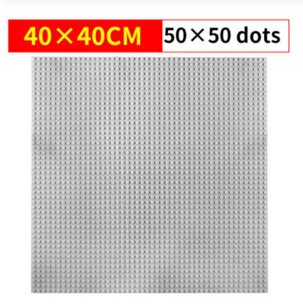 

Базова пластина для ЛЕГО, LEGO поле 40х40 см (светло-серый)