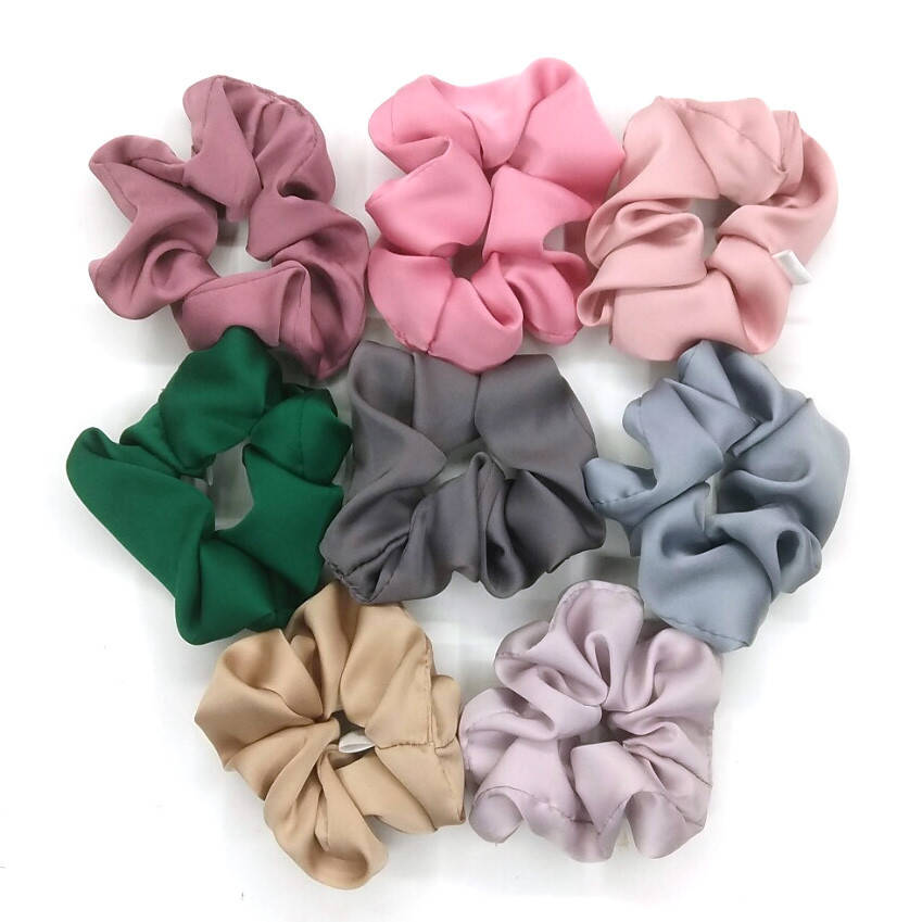 

Резинка для волос из шелковой ткани, Разные цвета