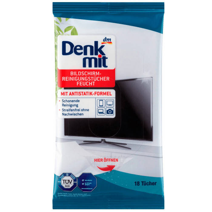 

Салфетки для экранов Denkmit 18 шт, Белый