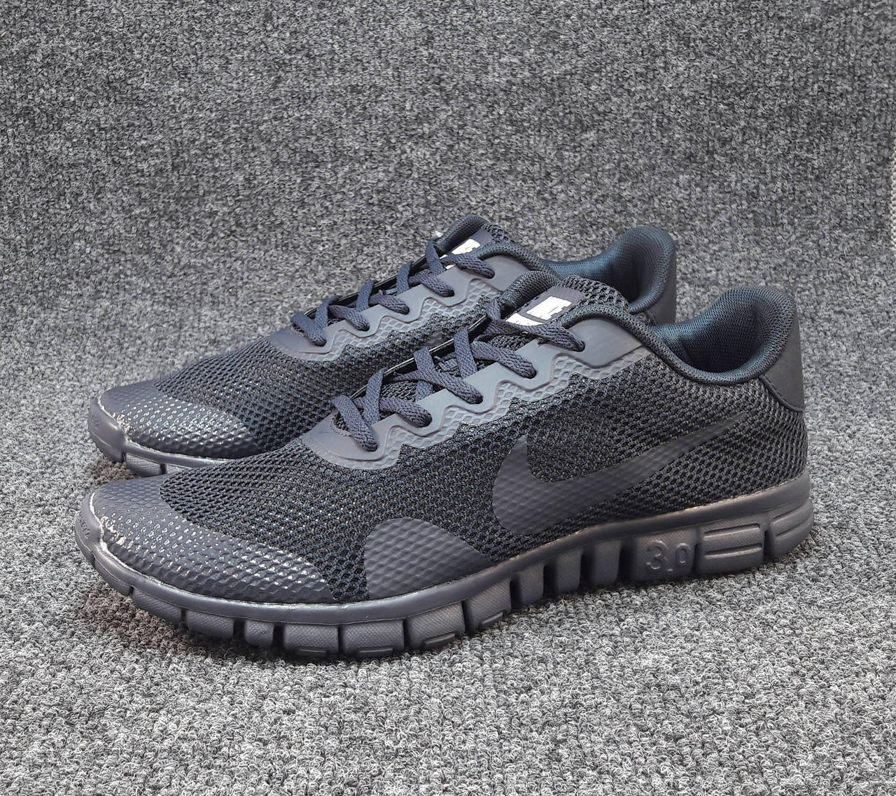 

Кроссовки мужские Nike Free Run 3.0 сетка синие (найк фри ран)(р.44), Синий