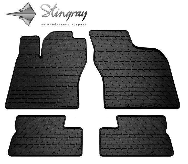 

Резиновые коврики Дэу Нексия Daewoo Nexia 2008 - Stingray комплект модельные черные, Черный