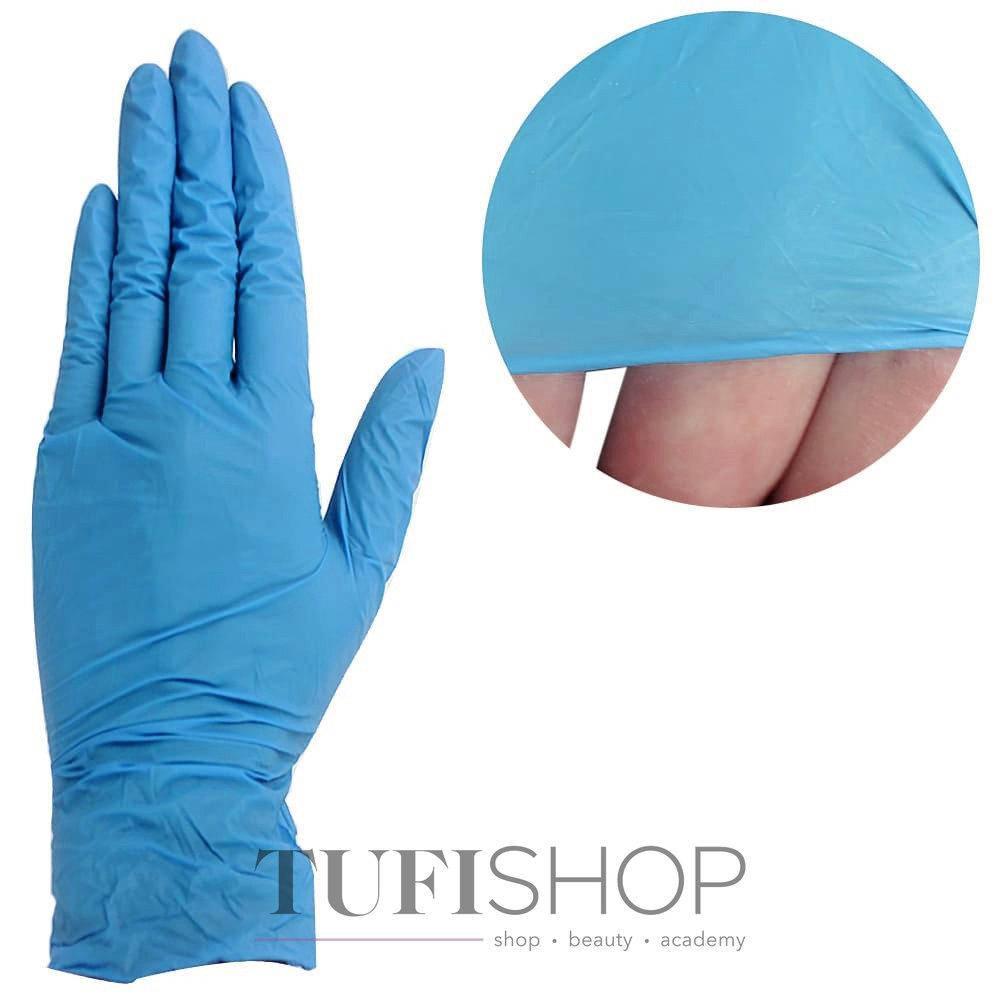 

Перчатки нитриловые без талька Mediok Blue  1 пара, Синий