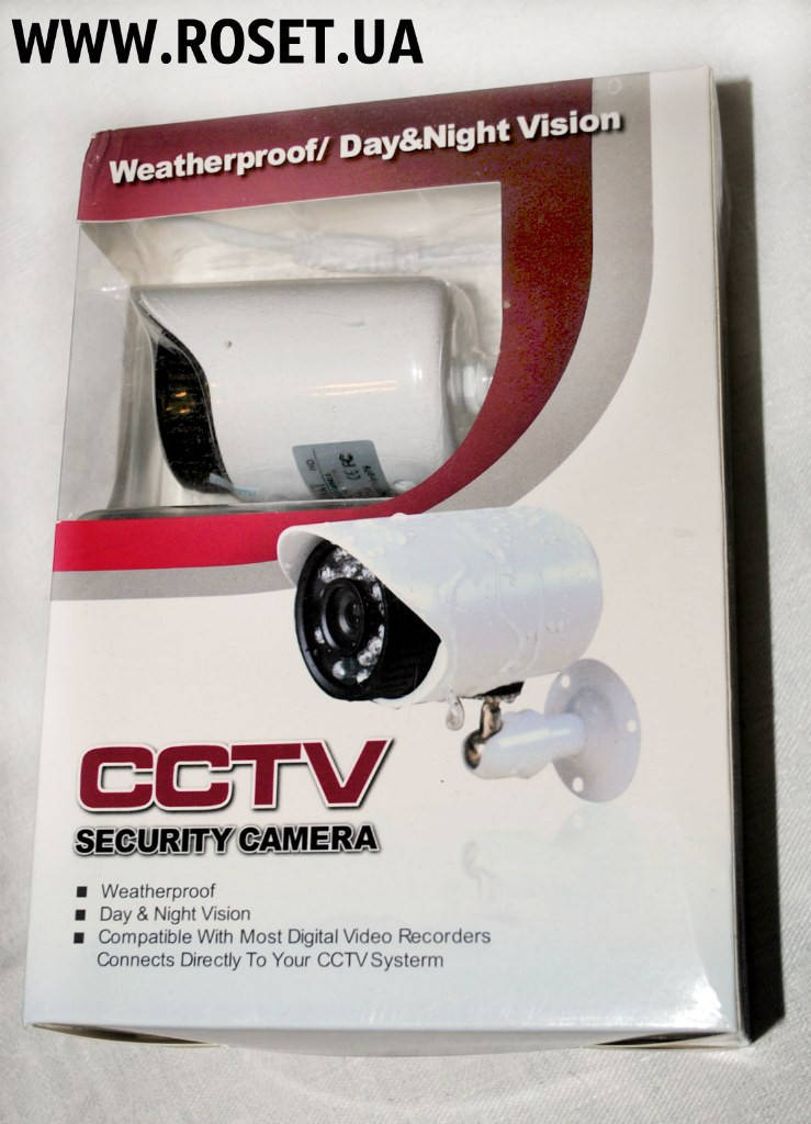 

Водонепроницаемая аналоговая камера ССTV LM-529 AKT с удлинительным кабелем 20 м