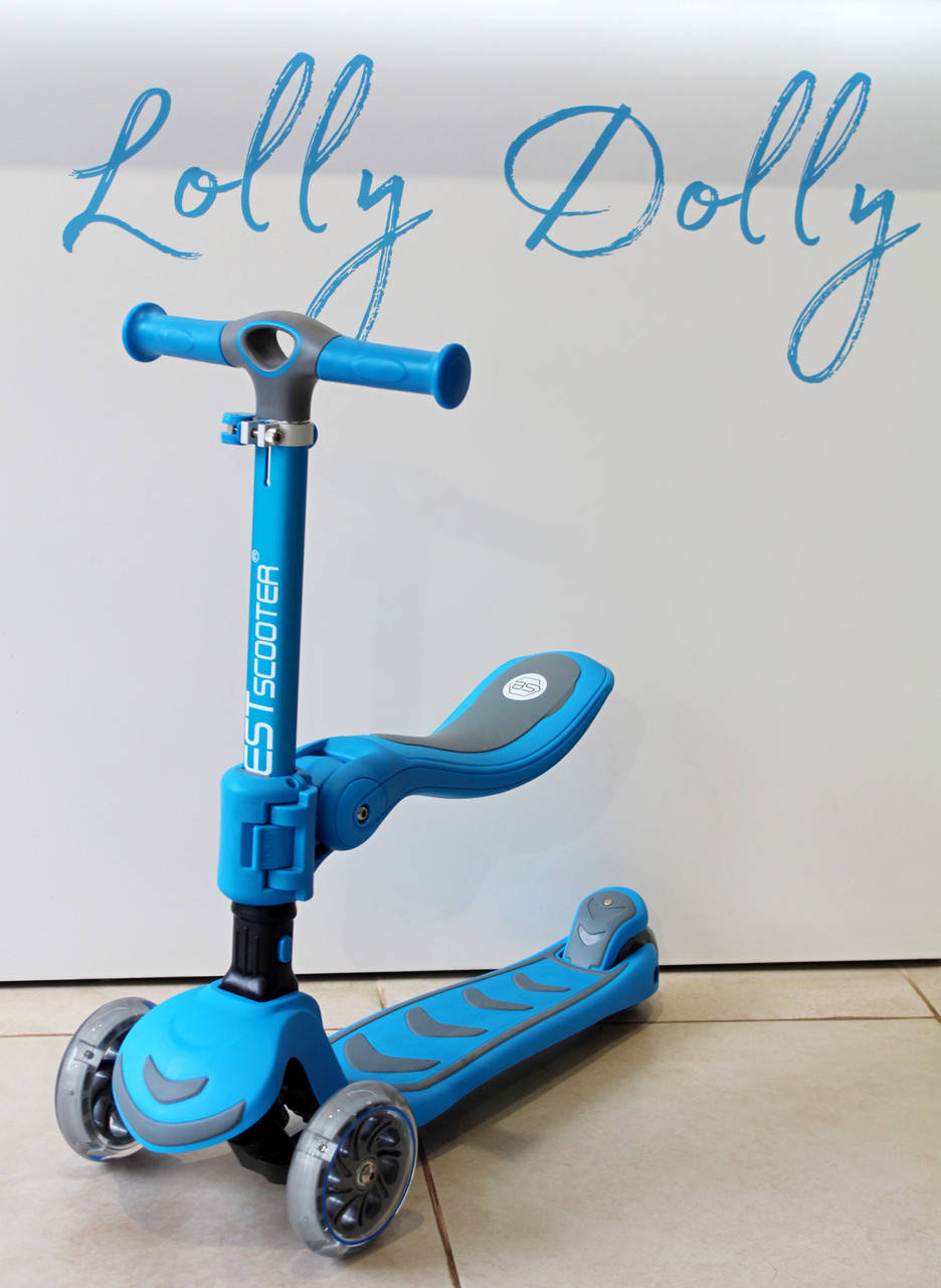 

Самокат-беговел трехколесный Best Scooter Maxi Макси, Голубой 04177