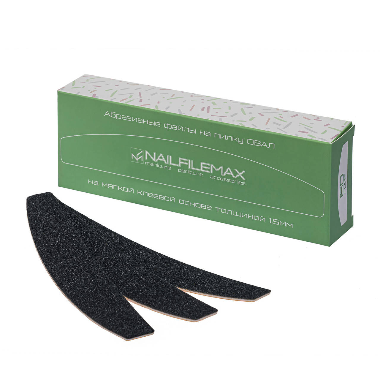 

Змінні файли Nail File Max до основи металічної ОВАЛ, 30 шт./уп., 150 грит